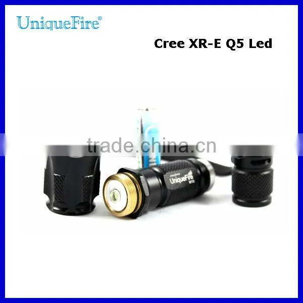 UniqueFire Cree XR-E Q5 LED Aluminum Hand mini shake Flashlight