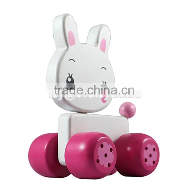 Best design cartoon animals small wooden toys for kids W04A042