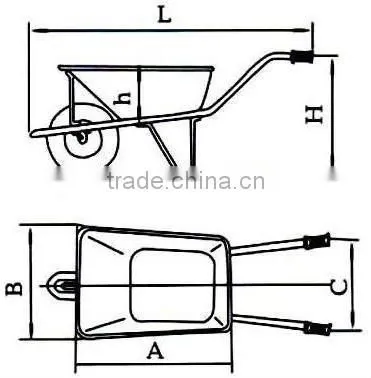 2.80/2.50-4 small pneumatic wheels