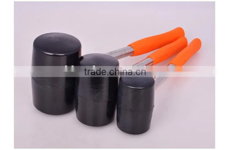 ASAKI Black Rubber hammer Tile Rubber Mallet sizes