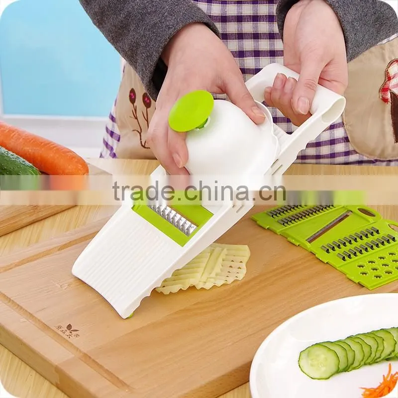 Cheap OEM 5 pcs Multi Vegetable Slicer and grater Chopper Kitchenware Set as seen on tv