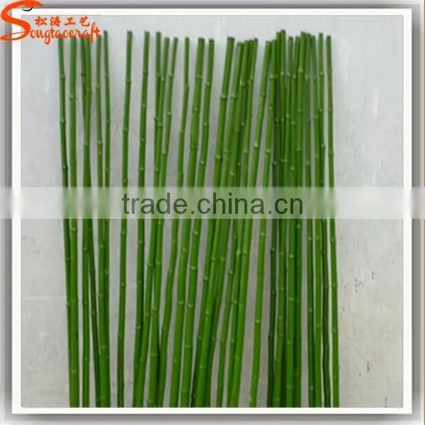 Alibaba China Newest Ourdoor Decorative Artificial Green Bamboo Poles Wholesale