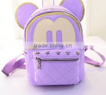 2015 leather backpack for school