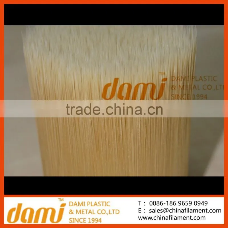 PBT,PET HOLLOW AND TAPERED FILAMENTS,ONE SIDE TIPPED AND FLAGGED FILAMENTS