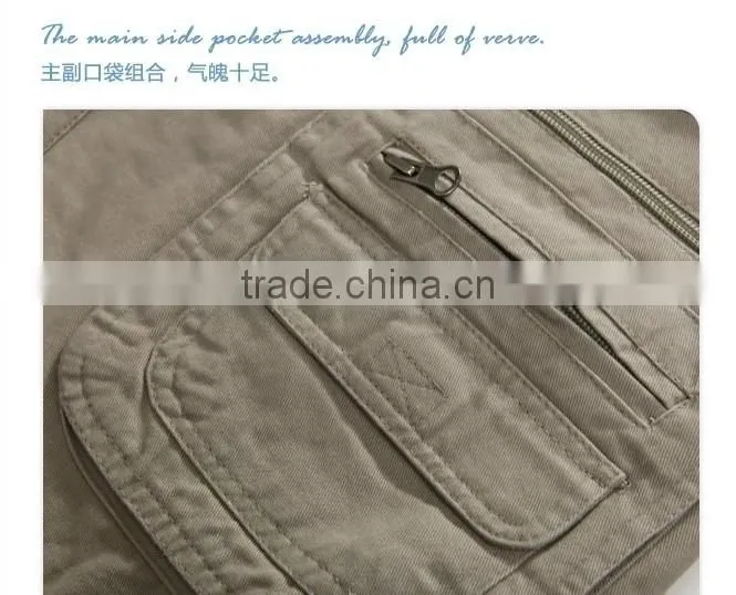 New 2017 Man Clothes Quick Drying Multiple Pockets High Quality Casual Male Vest Hunting and Fishing Vests for Men