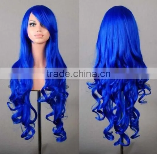Colorful fashion Cosplay Wig Bob Style human Hair Wigs cheap party wigs