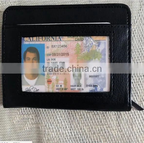TV hot sell Multi-function zipper card Lock Wallet