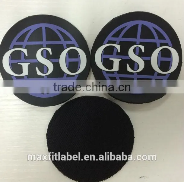 china factory high quality pvc logo patch for shoes
