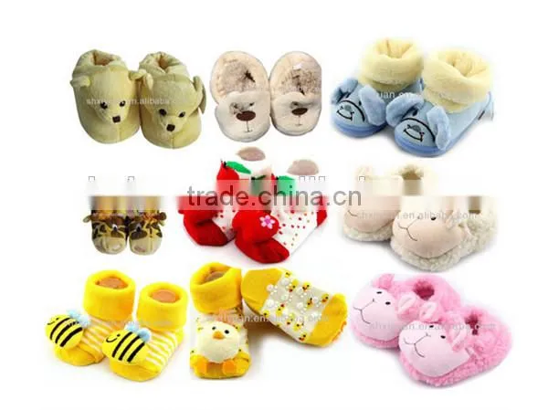 Baby Shoe Socks Plush Animal Socks Plush Baby Shoe