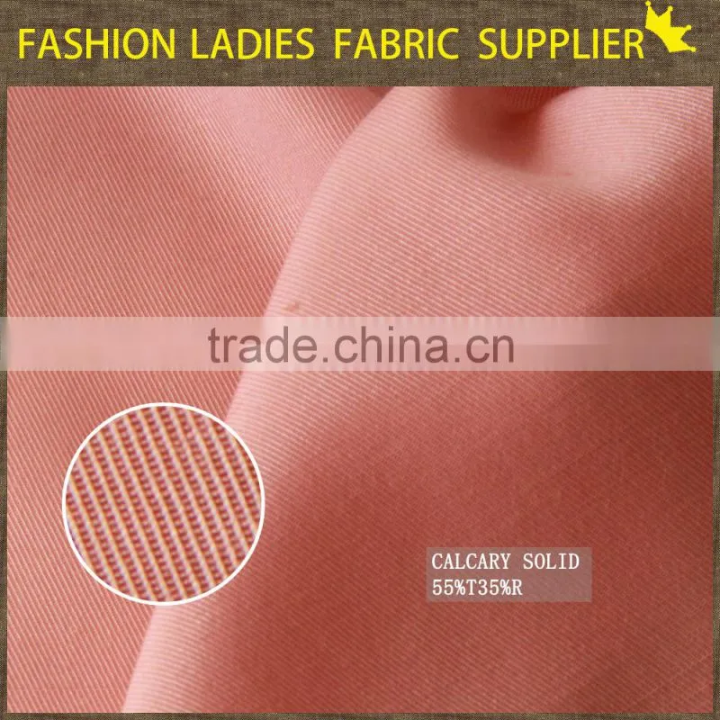 wholesale t/r calcary solid rayon fabric
