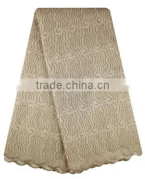 African Cotton Dry Lace Swiss Voile Lace Fabric Cotton Lace Tops Women SL0323