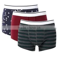 Custom boxer briefs men knitted OEM service wholesale mens boxer shorts