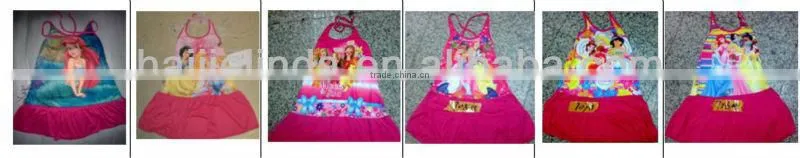 Branded Wholesale Beautiful Princess NightGown Girls Pajamas children clothes