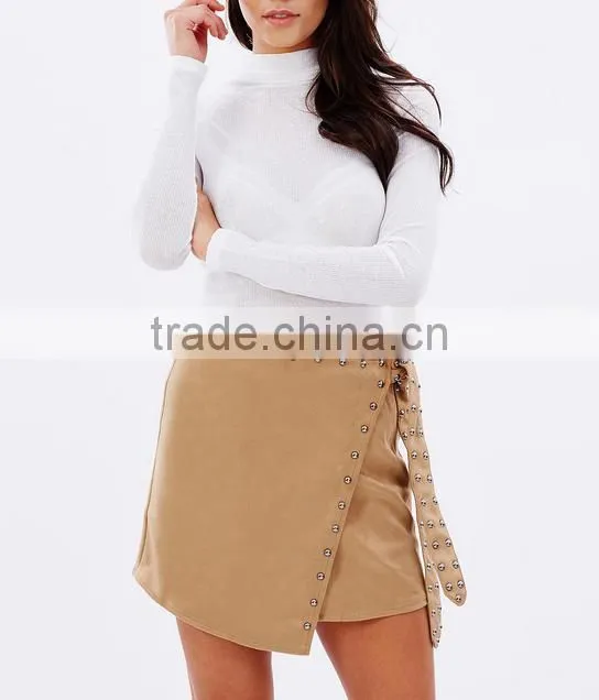 2016 Wholesale mature womens wear beaded ladies skirts