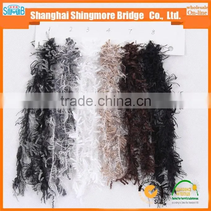 alibaba china worsted novelty yarn factory cheap wholesale 100 polyester furry coral yarn for scarf