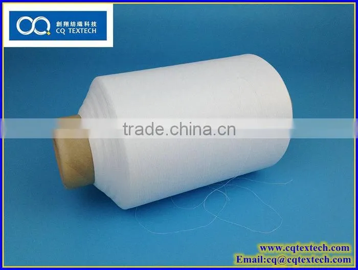 Dyed yarn for woven label