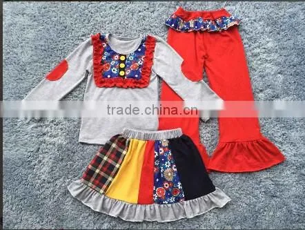 Children clothing 2016 newborn baby clothes halloween costumes cotton frock suit design lace ruffle clothes outfits