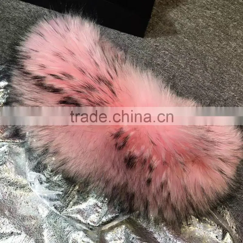 2017 Winter Fashion Sliver Leather Jacket With Pink Faux Fur Lined Leather Wear