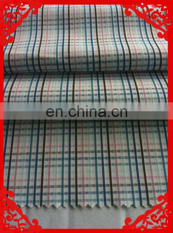 2014 fashion latest new Italy design pattern BAMBOO check fabrics for shirt