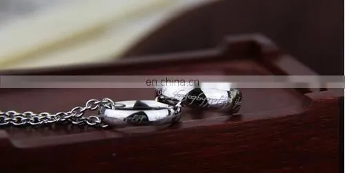 Lord of the Rings Titanium The One Ring Bilbo's Hobbit Gold Ring Couple Ring