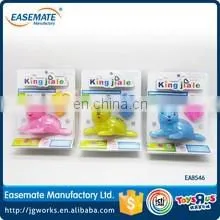 The plastic animal toys PVC free soft item frog