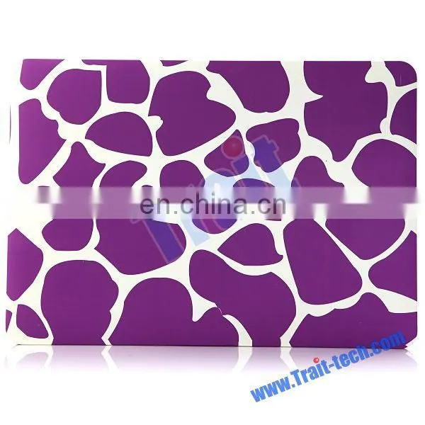 Popular Folio Plastic Protective Hard Shell Case For Apple Macbook Air 13 inch