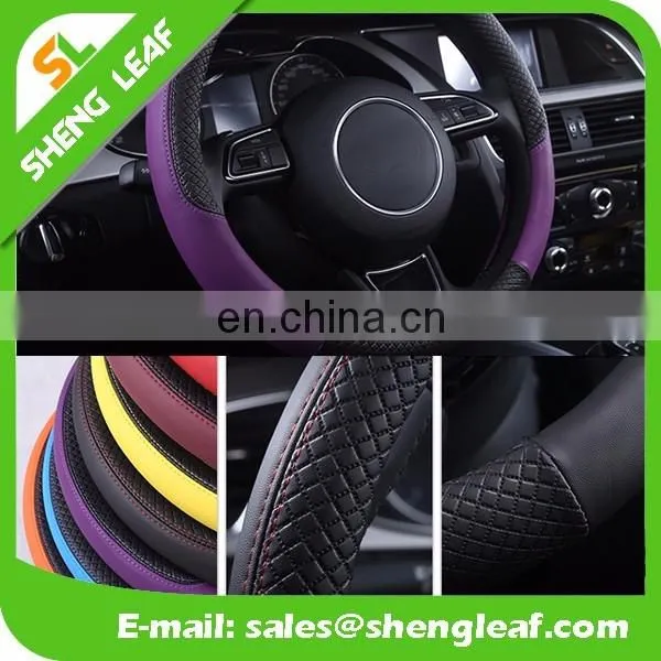 2016 hot selling custom printed logo car silicone steering wheel cover