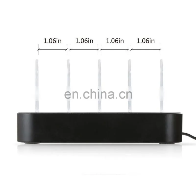 cell phone accaessory multi port usb charger station for apple smartphone laptop stand