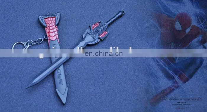 fashion anime keychain, spiderman anime cosplay weapons