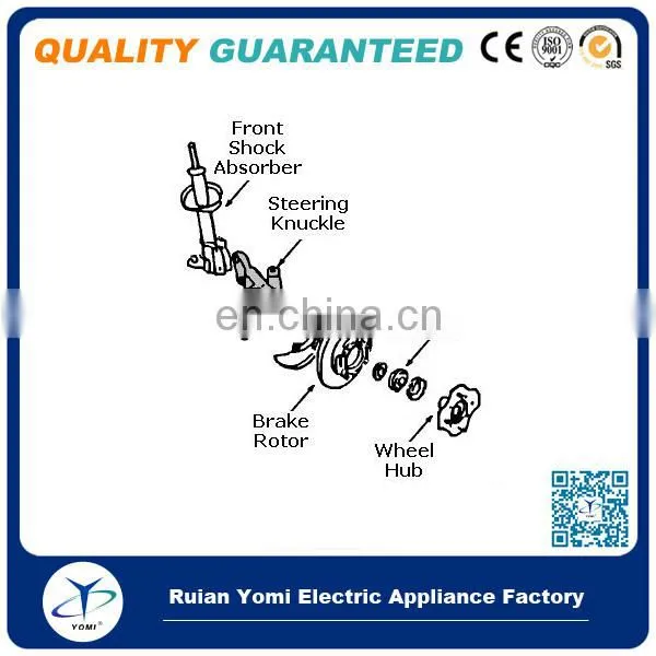 WHEEL BEARING HOUSING FOR TOYOTA COLLORA EX 43211-19015 43212-19015 ZZE121/22 for American Models