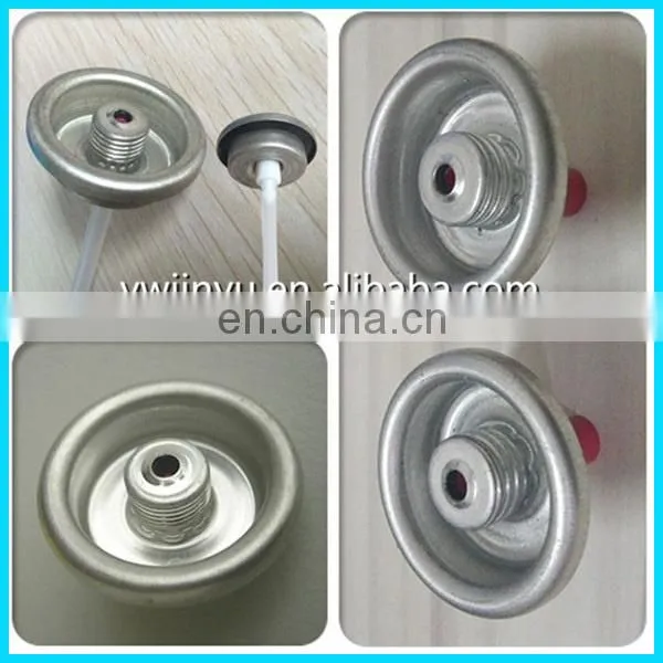 1/2-16, 7/16-28 female aerosol valve for refrigerant charging gas R134a spray valves