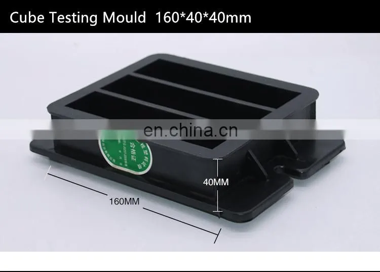 Three Gang 40*40*160cm Black Plastic Concrete Cube Mould(molds)