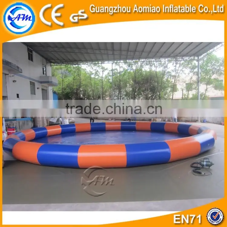 Sacco inflatable water pool with mattress made in China