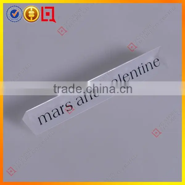 Triangle acrylic brand block