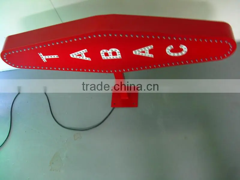 wholesale outdoor custom made led sign/ optician sign/ tobacco sign
