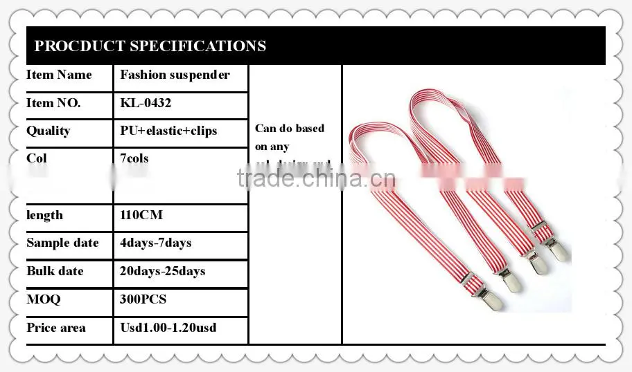 New design Women suspender trousers