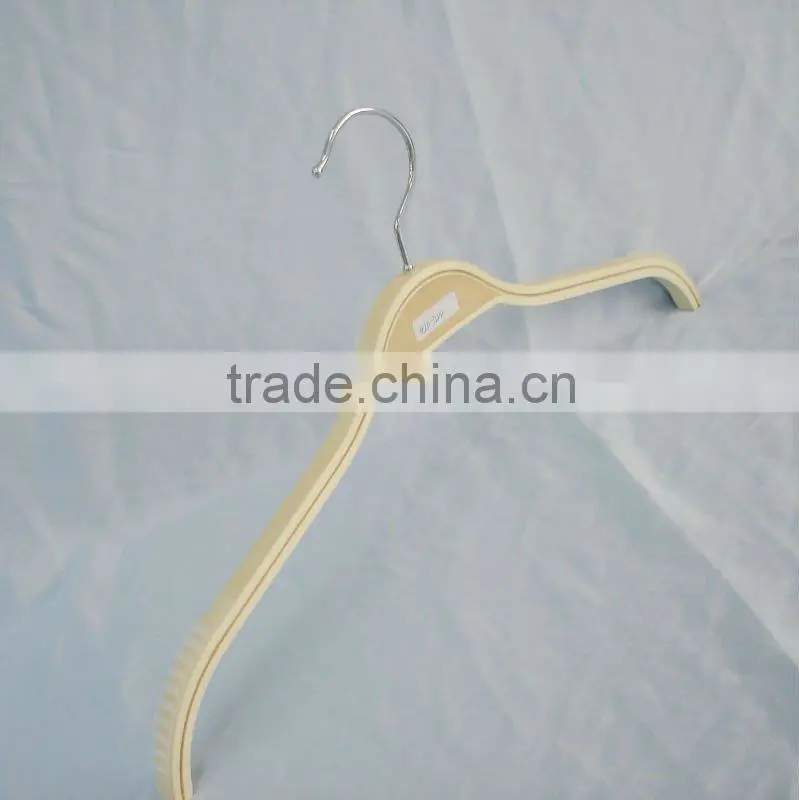 FW-126 best seller wooden laminated hanger for shirts