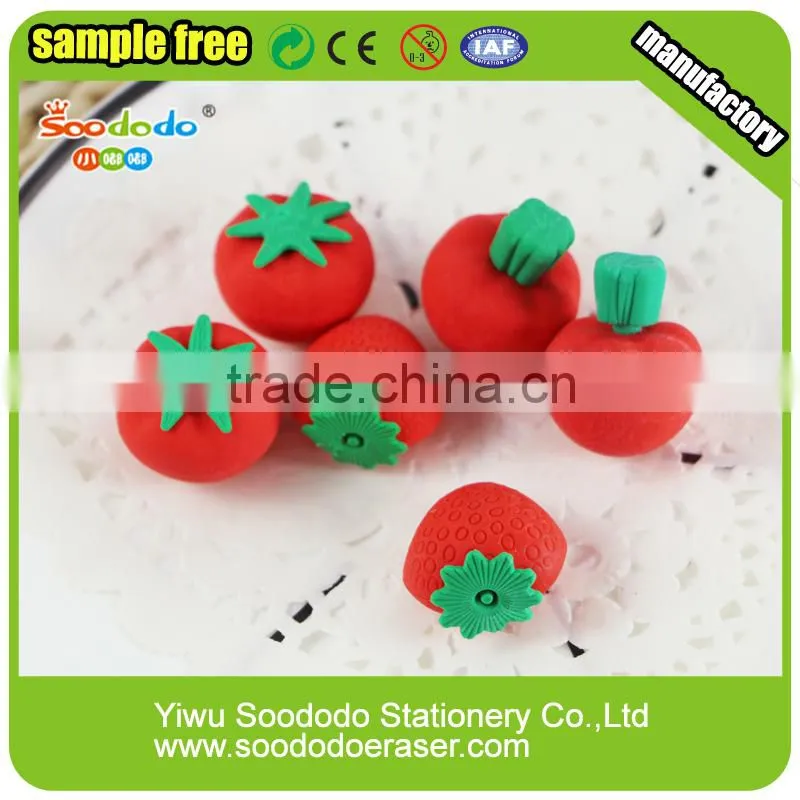 Carrot shape puzzle food eraser set