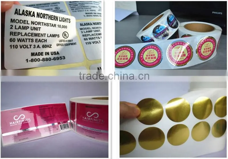 Professional printing self adhesive labels for custom usage