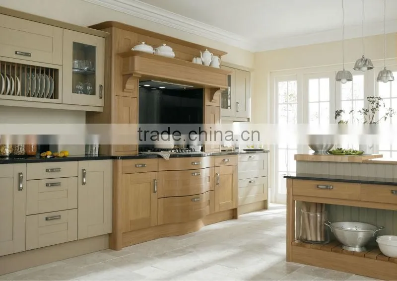 Fashionable Design Contemporary solid wood Kitchen Cabinet,folding kitchen cabinet