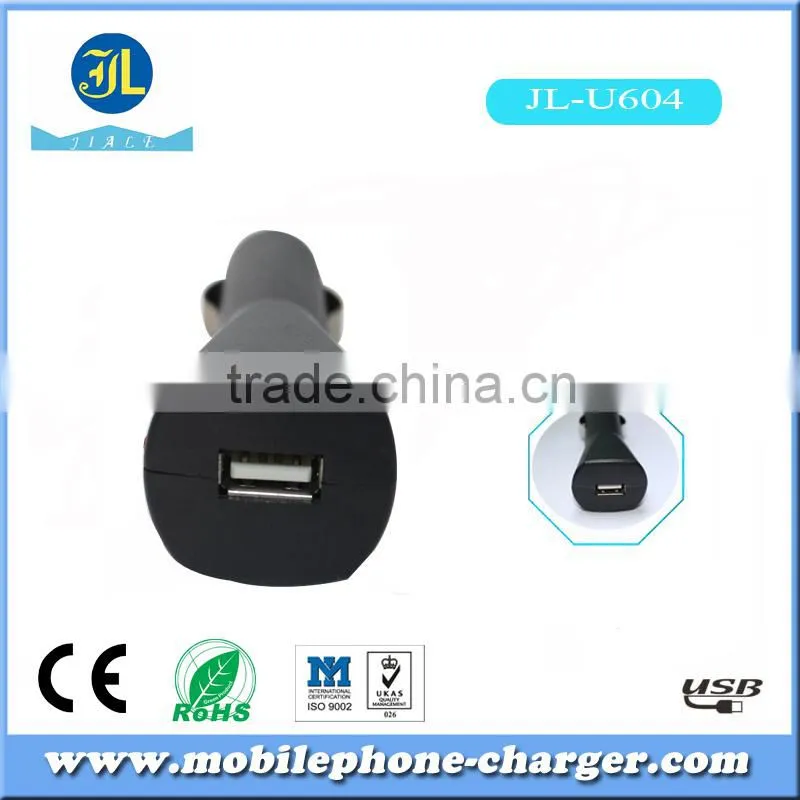 Electronic product USB vehicle charger adapter mobile phone accessories with ABS material