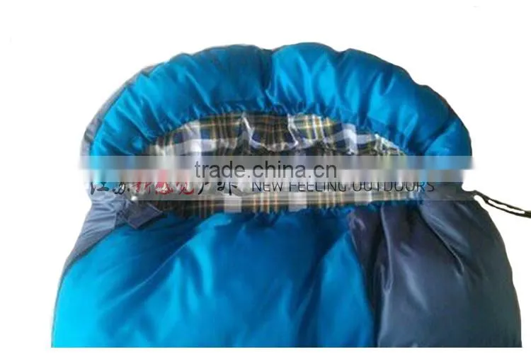 Rectangular Shape Flannel Nylon Camping Sleeping Bags