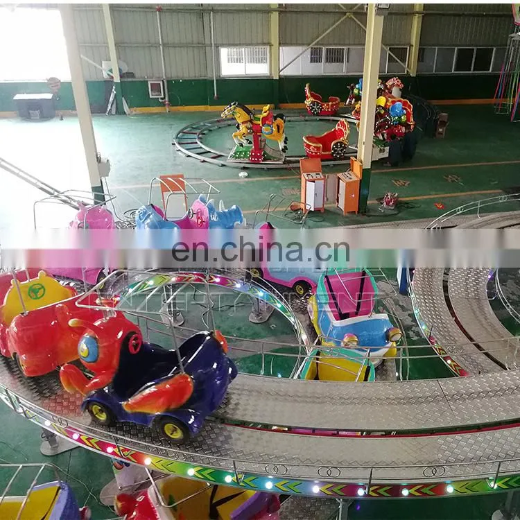 Outdoor amusement park ride kids game mini shuttle