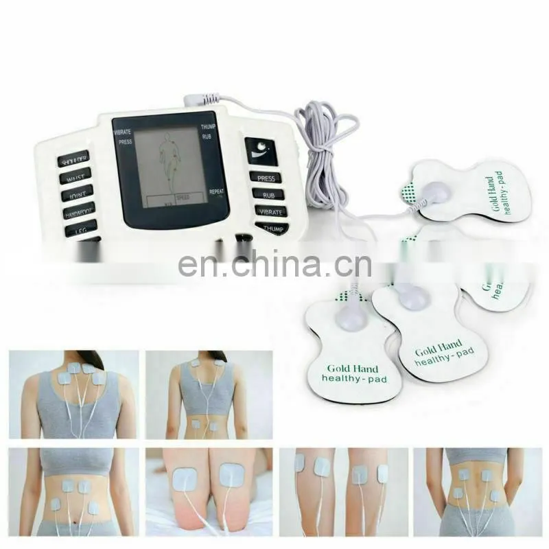 Digital TENS Unit Tens Massager Therapy Acupuncture Pads Machine Massage Shoes