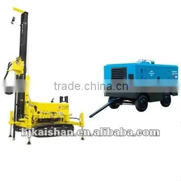 milling bench used depth 120m,diameter:115-254mm,KW10 High-Effect Hydraulic Geothermal Water Well Drilling Rigs