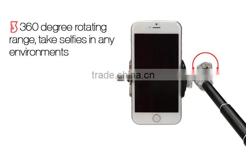 Wireless Bluetooth Remote Shutter for Selfie Stick & Monopod
