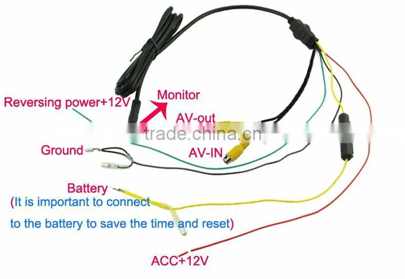 OEM mirror monitor 4.3" display Car DVR Mirror Monitor with Original Bracket Rearview Parking monitor1080P
