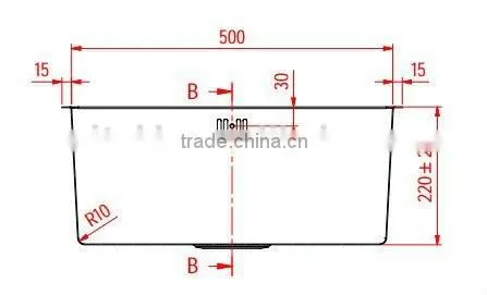 Stainless Steel Kitchen Sink RUS100A