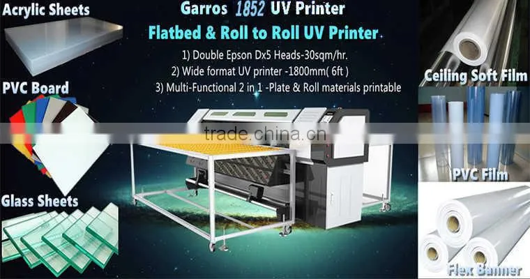 Garros Industrial Printer UV Printer China Flatbed Printer Price