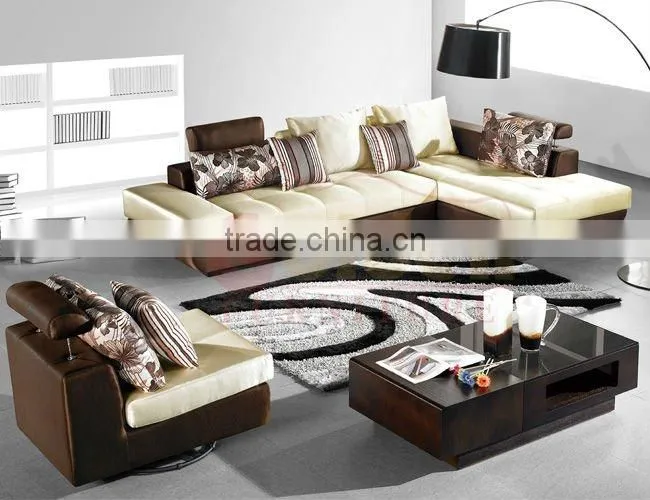 Modern Fabric Sectional Sofa Chaise Long Sofa